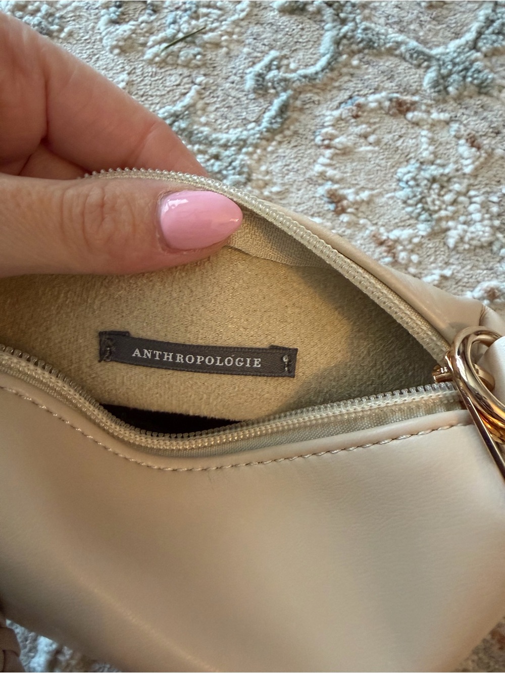 The Hollace Tote - Woven Mini Edition, Beige - Picture 7 of 13